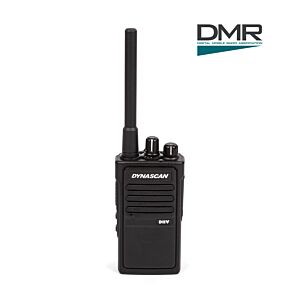 Dynascan D11V DMR VHF hordozható rádióállomás, 136-174 MHz, 32 csatorna