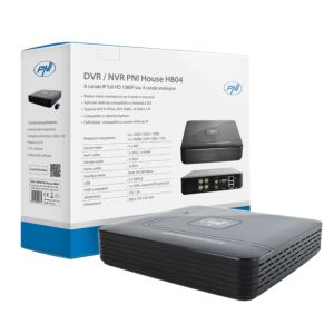 DVR / NVR PNI House H804 - 8 csatornás IP full HD 1080P vagy 4 analóg csatorna