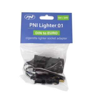 DIN adapter EURO PNI Lighter 01 szivargyújtó aljzathoz hosszabbító kábellel