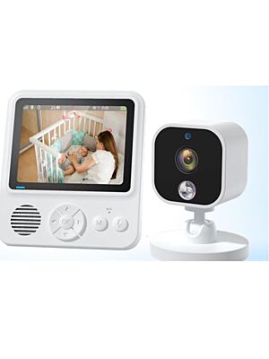 Videó Baby Monitor PNI BM280 képernyő 2,8 hüvelykes vezeték nélküli 2,4 Ghz, hőmérséklet érzékelő, VOX, éjjellátó