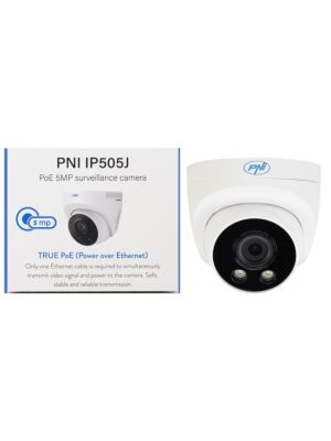 Videó megfigyelő kamera PNI IP505J POE, 5MP